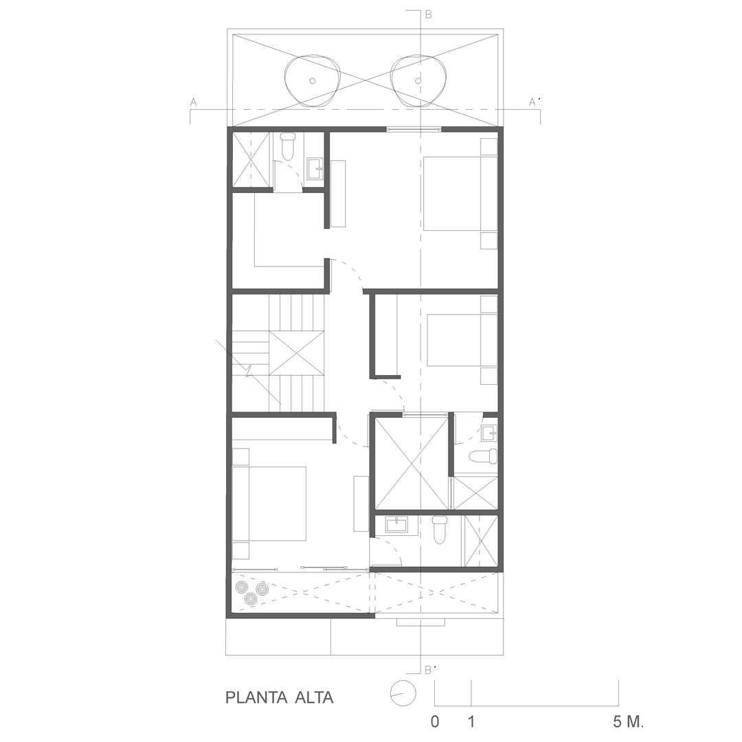 Casa Buenos Aires — Planta alta