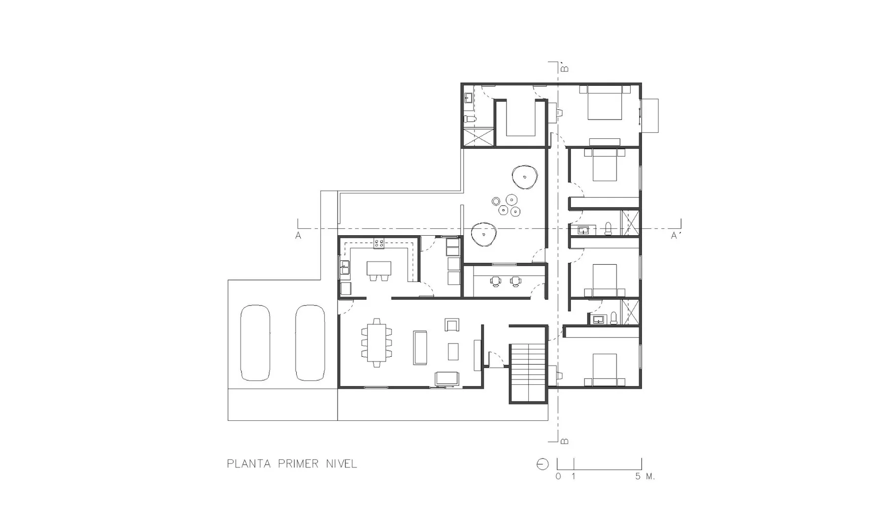 Casa Bulej — Planta arquitectónica