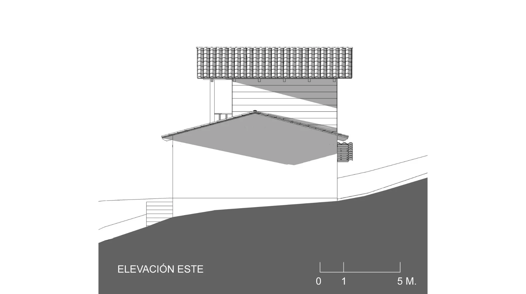 Casa en el Cerro — Elevación este