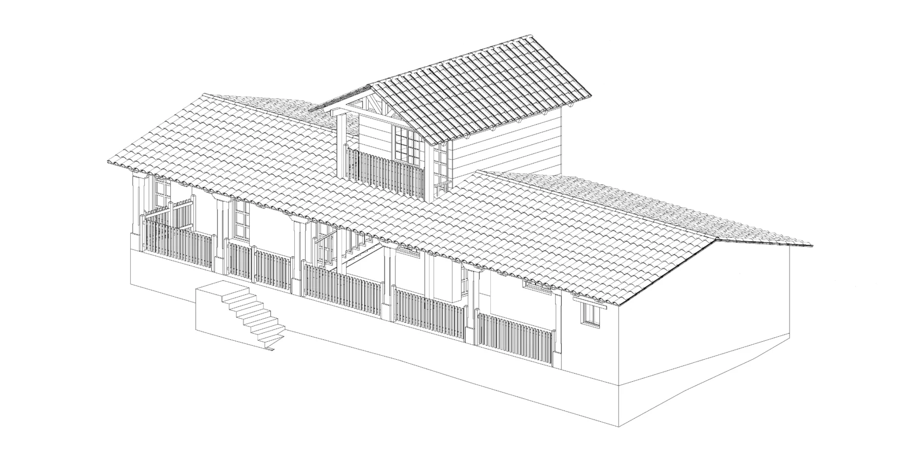 Casa en el Cerro — Isométrico 02