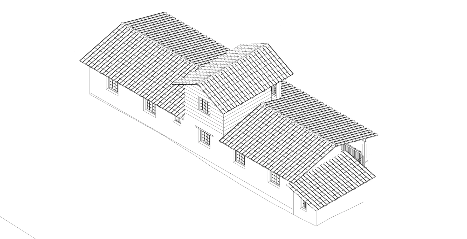 Casa en el Cerro — Isométrico 03