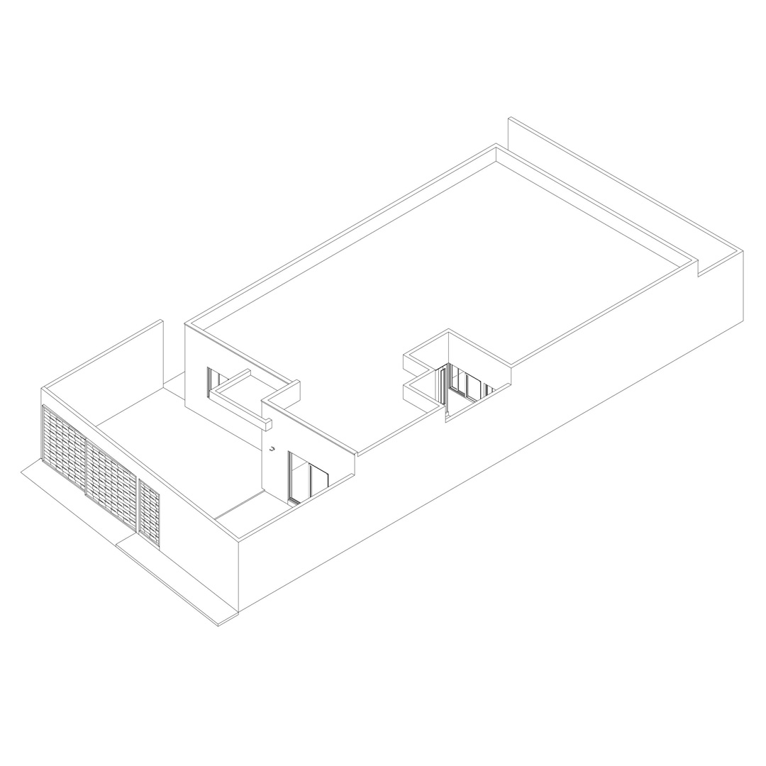 Vivienda Chuscaj — Isométrico 01